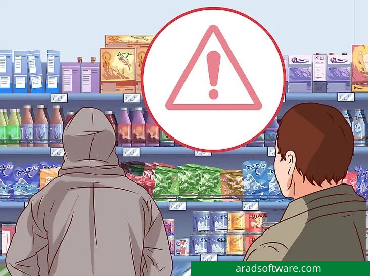 شناسایی و برخورد با دزد فروشگاهی